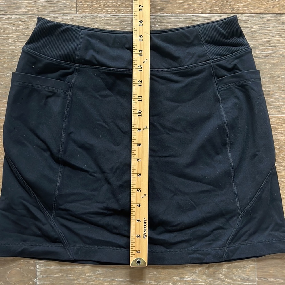 Athleta Excursion Black Athletic Mini Skort | S - image 3